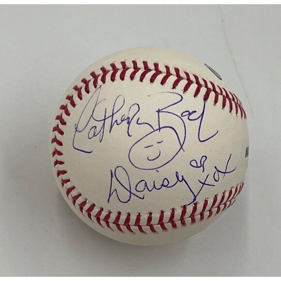 Catherine Bach Daisy Dukes Of Hazzard Signed Baseball Rawlings OML JSA COA - Picture 2 of 9